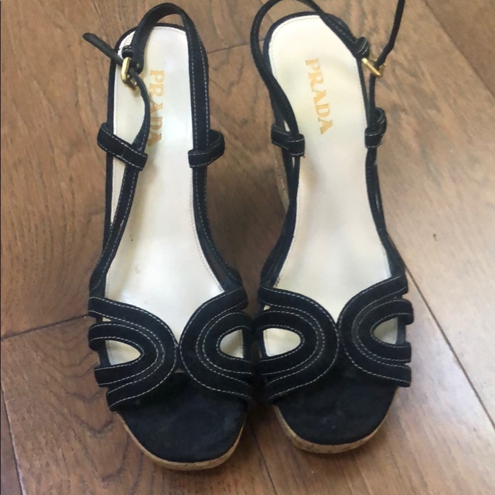 AUTHENTIC PRADA WEDGES